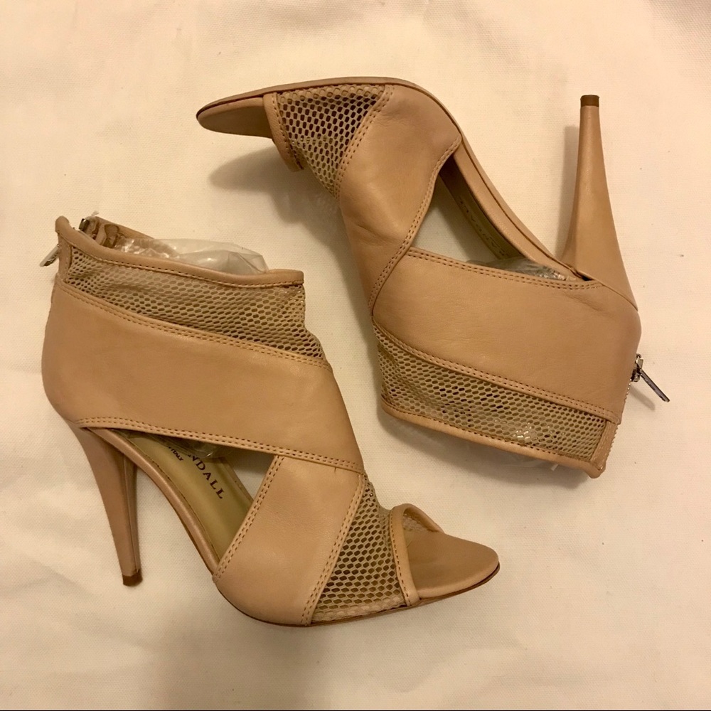 Loeffler Randall Mesh and Leather Bootie